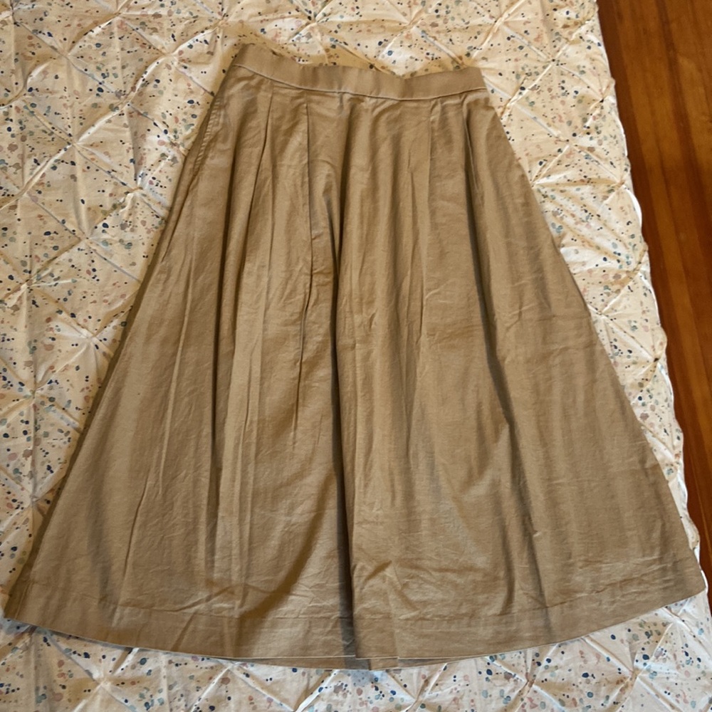 NWOT Marimekko Uniqlo Linen cotton midi skirt